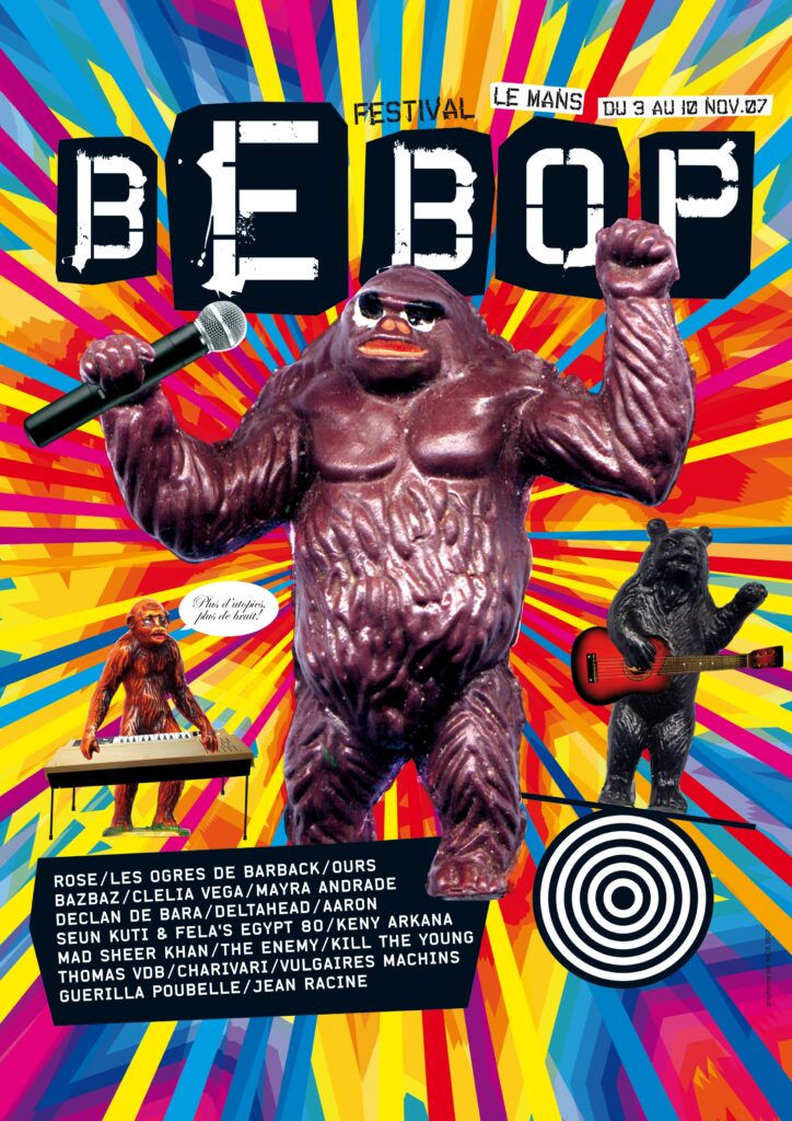 2007 bebop affiche avec groupe
